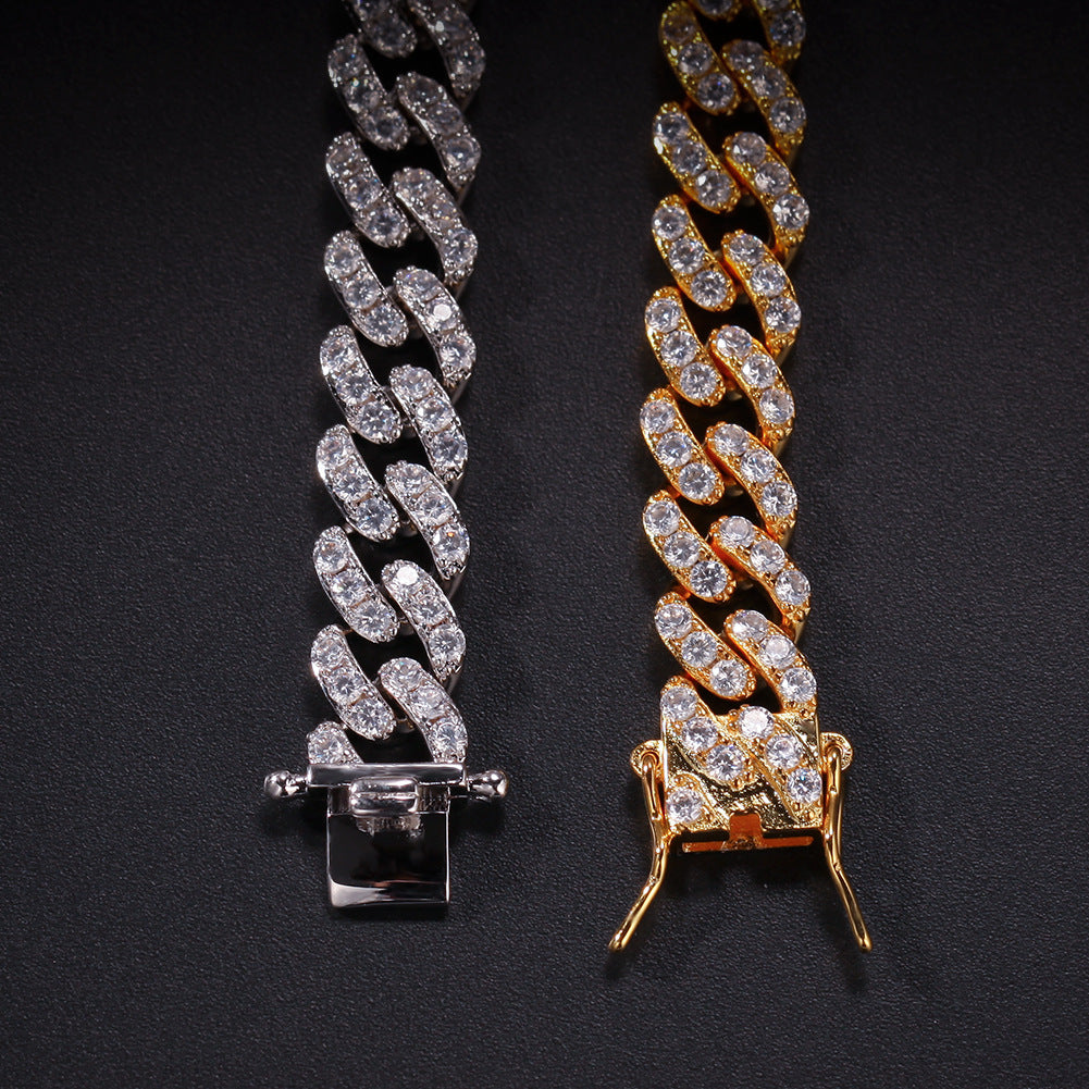 8mm cuban link ben baller ifandco vvs diamond necklace chain shopgld travis scott kylie jenner stormi