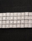 baby block letter custom necklace chain choker jesus is king kanye west rhude virgil off white