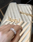 Kylie Jenner signature eternity band ring in oval kylie ring diamond