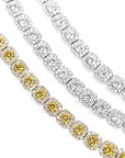 travis canary halo one row scott solitaire tennis link bracelet out with kylie jenner