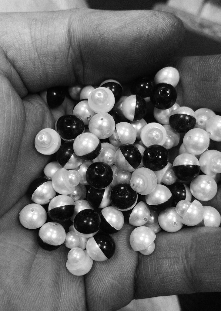 WILL SHOTT Split-Pearl Bracelet black agate pearl will shott willshott.com NYC