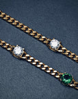 Infinity stone cuban link necklace chain Pharrell jacob & co diamonds necklace grill gemstone rare