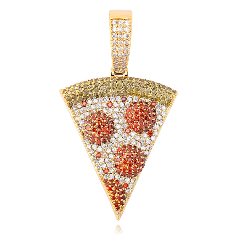icebox pizza ifandco penant necklace chin cuban links tennis links diamond buy cheap