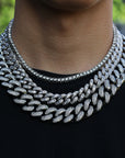 13mm baguette link necklace/bracelet chain custom clasp gold diamond hiphop jewelry