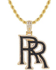 Double RR RoddyRicch diamond pendant & necklace with free matching chain included shopgld ifandco
