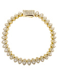 Iced out 8mm halo one row horse eye tennis links diamond bracelet White Gold bling iced out diamonds VVS