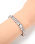 travis scott canary halo two row scott solitaire tennis link bracelet out with kylie jenner AP style kardashian fashion nova shein