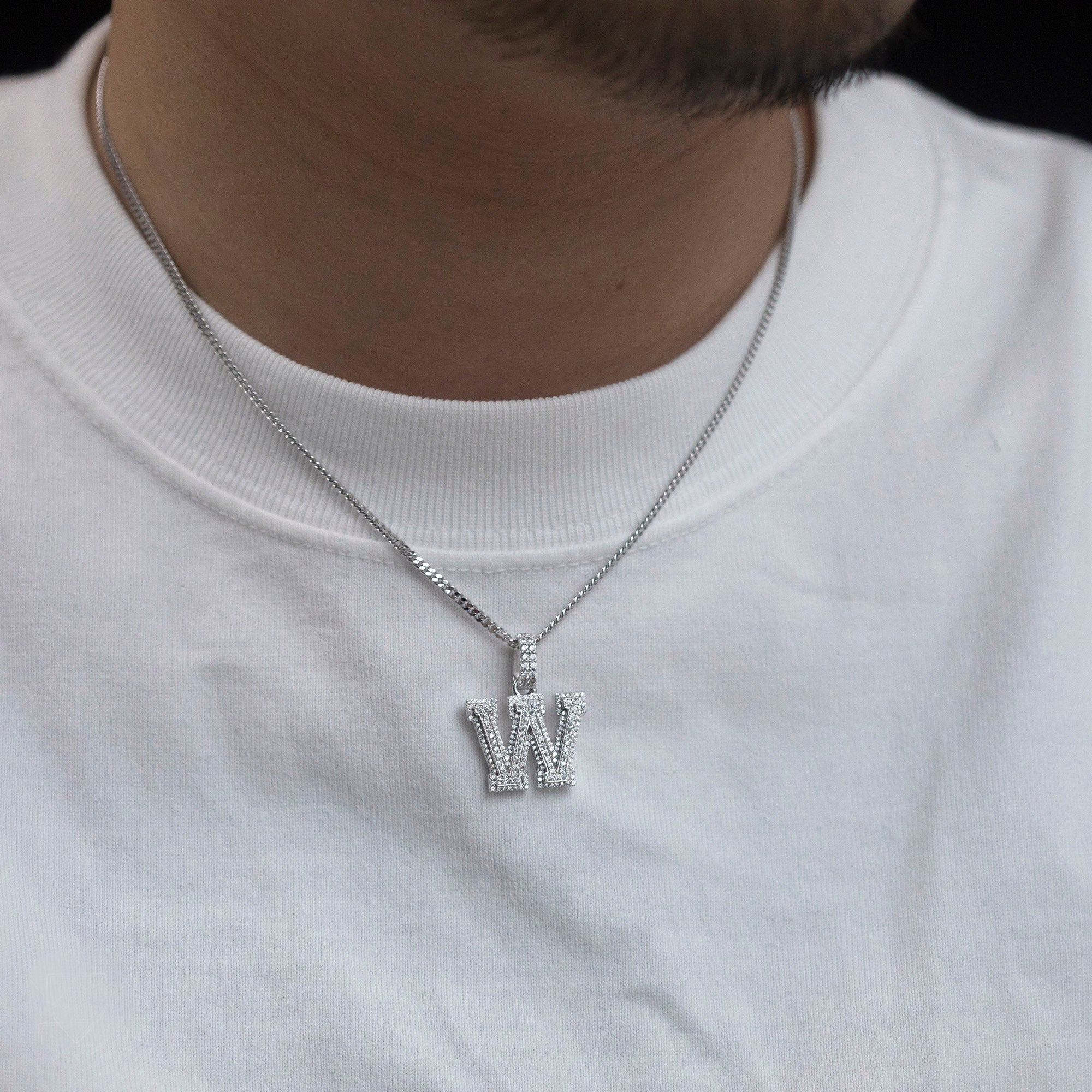 custom alphabet letter bubble nano greg yuna diamond silver white gold celebrity jewelers ifandco
