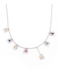 Farfetch Eyefunny diamond spider pendant choker necklace