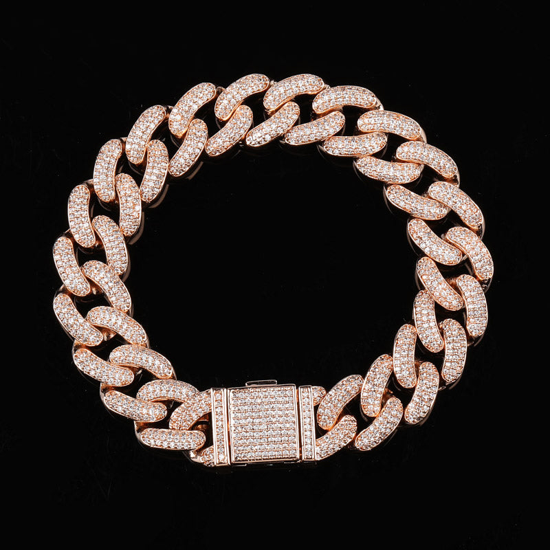 Iced Out Rope Bracelet 11mm – Bijouterie Gonin