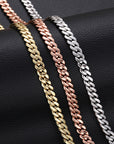 6mm cuban link necklace chain diamond ankle chain hip hop rapper jewelers ifandco cardib megan fashion nova  hip hop jewelry