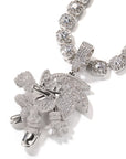 Sonic the Hedgehog Fully Iced diamond Pendant Diamond free necklace chain ifandco