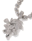 Sonic the Hedgehog Fully Iced diamond Pendant Diamond free necklace chain ifandco