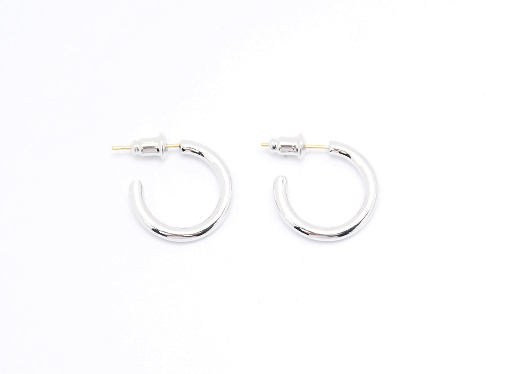 high fashion luxury hoop earrings silver 925 white gold yellow gold coated 18k diamond