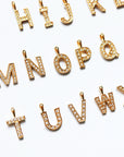 eyefunny アイファニー custom letter diamond alphabet necklace chain