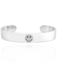 EYEFUNNY smile s wide bangle smiling face bangle bracelet smiley diamond vvs アイファニー POGGY KIM JONES VIRGIL JBALVIN