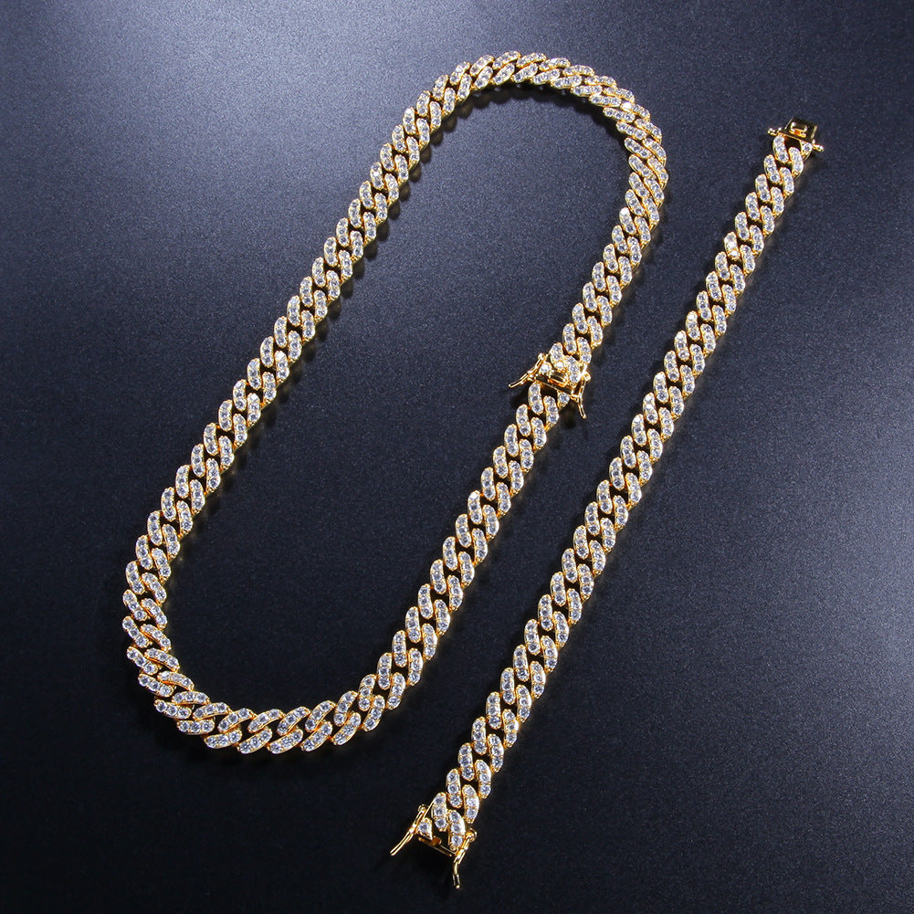 8mm cuban link ben baller ifandco vvs diamond necklace chain shopgld travis scott kylie jenner stormi