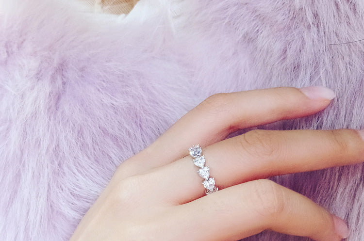 harry winston eternity ring heart diamond travis scott kylie jenner cardib offset