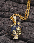 Lil Uzi Vert vs. the World pendant necklace diamond Eternal Atake, Lil Uzi Vert vs. The World 2, and Pluto x Baby Pluto