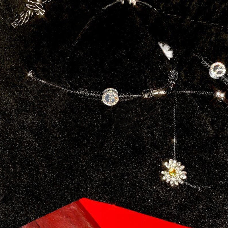 PEACEMINUSONE SS22 Accessory Release | HYPEBEAST buy gdragon kpop japan daisy flower diamond bracelet CL lisa korean artist jewelry must get