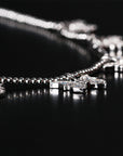 Farfetch Eyefunny diamond butterfly pendant choker necklace 