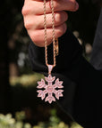 Quavo Gifts Saweetie A $75K Iced Snowflake pendant necklace chain free vvs diamond girl my type