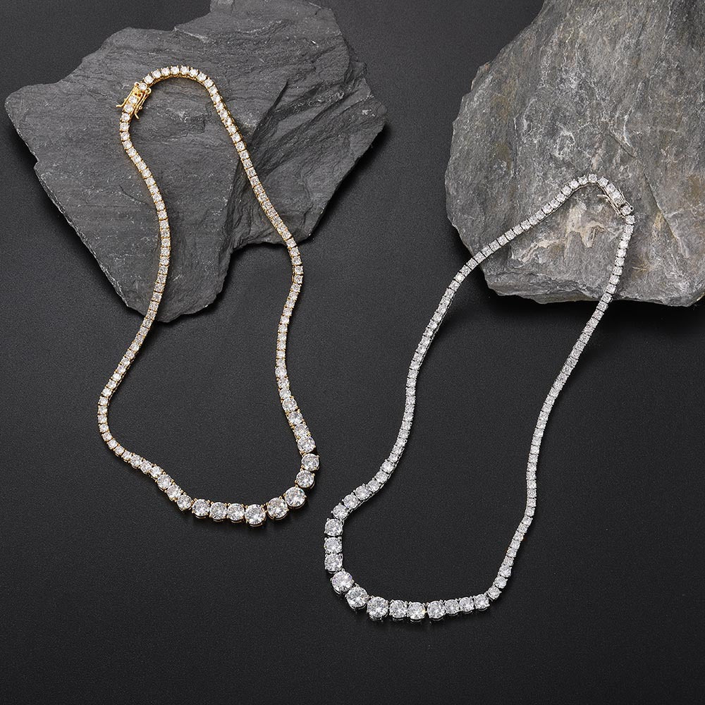 multi size diamond white tennis links necklace choker hip hop jewelry gld shop icebox ifandco gold gods diamond buy celebrity jewelry accessories
