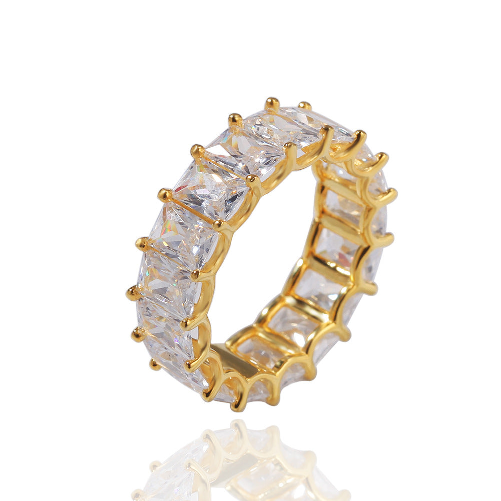 Kylie Jenner signature eternity band ring in oval kylie ring diamond