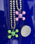 frank home diamond Ocean ring sphere legs pendant necklace chain Drake