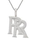 Double RR RoddyRicch diamond pendant & necklace with free matching chain included shopgld ifandco