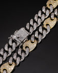 gucci link gg cuban link combo necklace chain diamond gold vvs ifandco shopgld travis scott migos