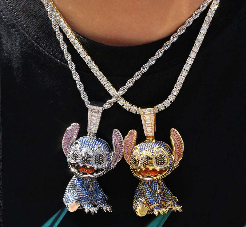 Disney Lilo & Stitch Ohana Necklace Argento.com