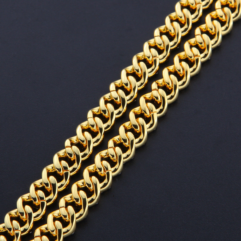 8mm cuban link ben baller ifandco vvs diamond necklace chain shopgld travis scott kylie jenner stormi