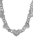 Grammys 2022 diamond heart necklace Megan Thee Stallion rocks an icy blonde bob and a sparkly mini dress Daily Mail diamond heart necklace hip hop jewelry celebrity jewelers
