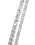 travis scott canary halo two row scott solitaire tennis link bracelet out with kylie jenner AP style kardashian fashion nova shein