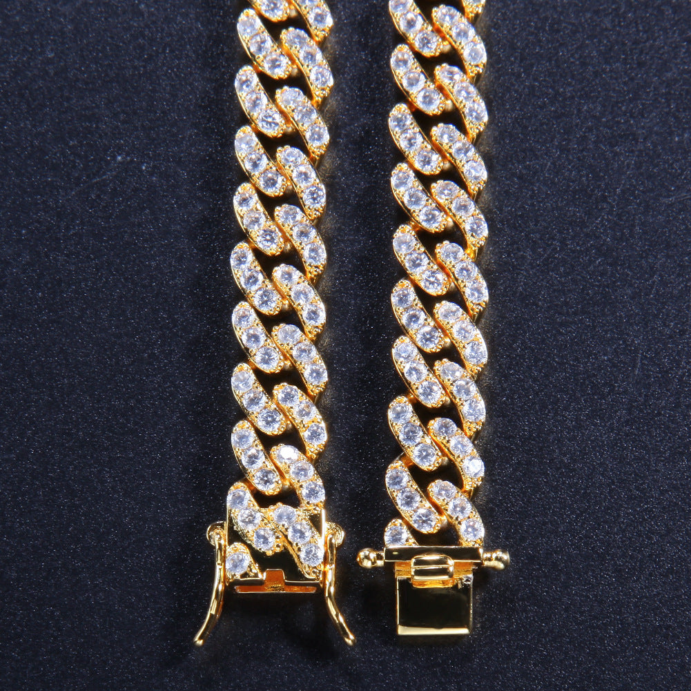 8mm cuban link ben baller ifandco vvs diamond necklace chain shopgld travis scott kylie jenner stormi