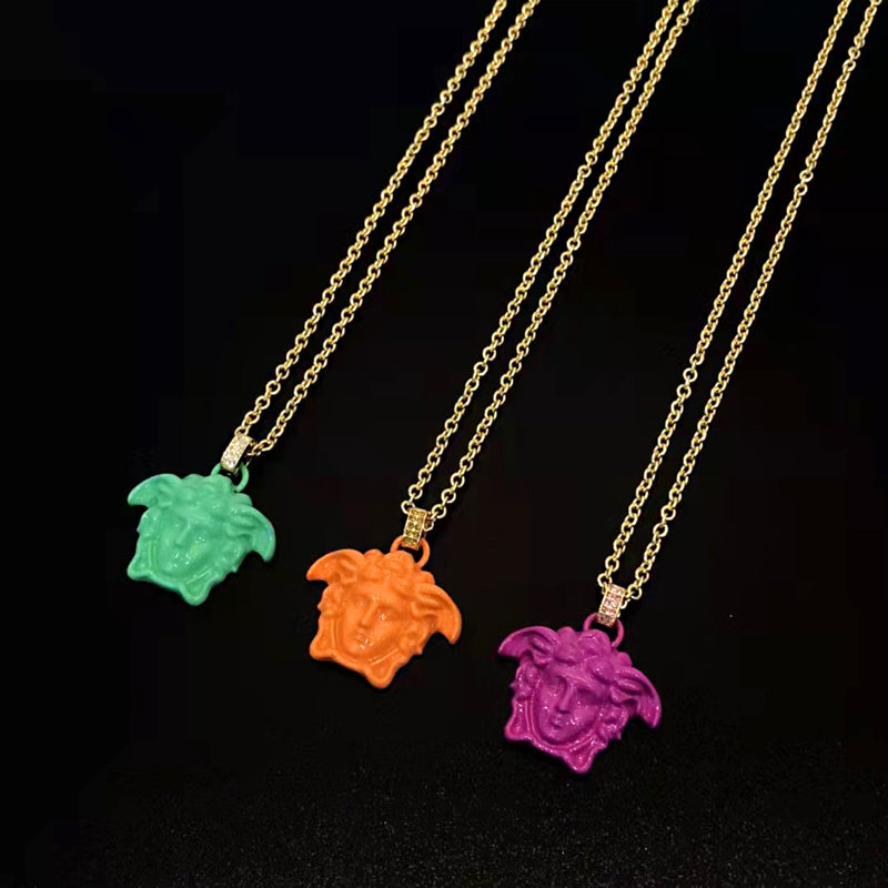 Versace Women's Pink Medusa Pendant Necklace - Lyst Medusa Pendant Necklace Buy Versace Women's Pink Medusa Pendant Necklace. Similar products also available. SALE now on!