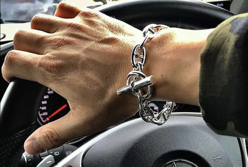 HERMES Chaine d'Ancre bracelet, very large model [ Chaine dAncre ][ 2021-22FW ][ HERMES x Accessories ][ HERMES x Watches &amp; Jewelry ][ HERMES x Bracelets ]