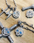 EYEFUNNY smiling face pendant necklace chain diamond vvs アイファニー POGGY KIM JONES VIRGIL JBALVIN