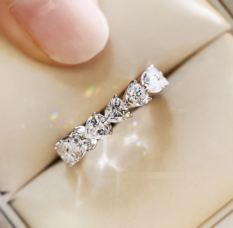 harry winston eternity ring heart diamond travis scott kylie jenner cardib offset