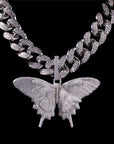 cuban link chian necklace pendant free matching chain affordable hip hop jewelry best gold diamond vvs icebox ifandco