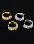 eternity fully iced hoop earrings ifandco shopgld high end luxury jewelry diamond