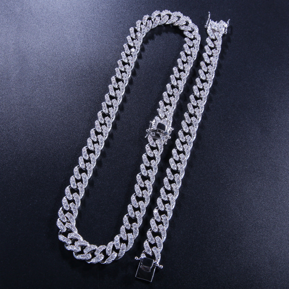 8mm cuban link ben baller ifandco vvs diamond necklace chain shopgld travis scott kylie jenner stormi