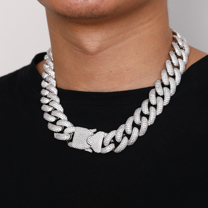 iced encrusted cobra buckle cuban links chain necklace ALYX hero ASAP ROCKY KANYE WEST KID CUDI TRAVIS SCOTT