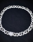 15mm Infinity cuban link necklace chain diamond ifandco shopgld hip hop jewelry celebrity jewelers diamond yellow gold gold price