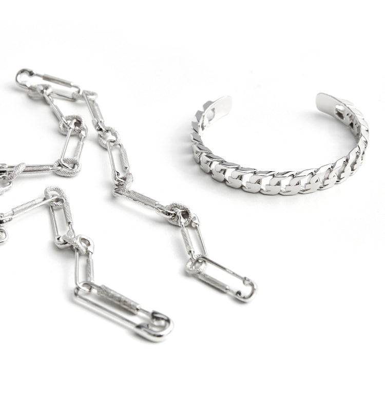 paper clip links jacob &amp; co virgil abloh offwhite alike necklace chain link diamond travis scott silver white gold buy