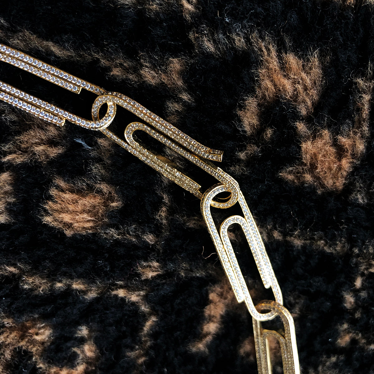 paper clip links jacob &amp; co virgil abloh offwhite alike necklace chain link diamond travis scott silver white gold buy