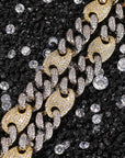 gucci link gg cuban link combo necklace chain diamond gold vvs ifandco shopgld travis scott migos