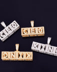 affordable hip hop custom jeweler iced out baby block letter pendant necklace chain shopgld