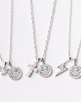 eyefunny smiling face thunder pendant necklace chain diamond jbalvin kim jones clot virgil offwhite